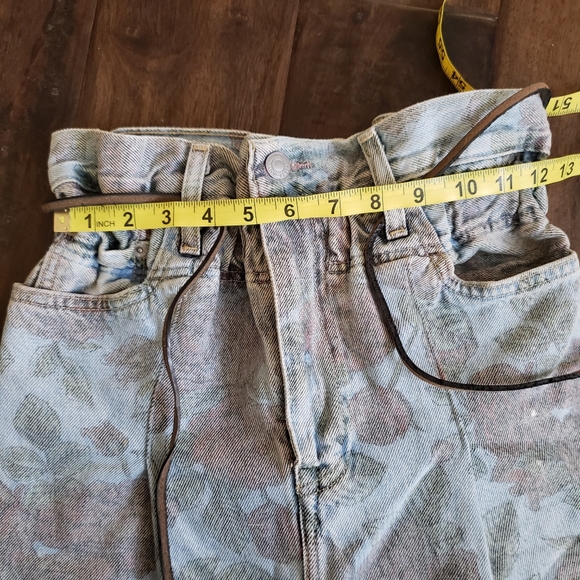 GANNI X LEVIS collab rose print baggy jeans - Picture 10 of 15